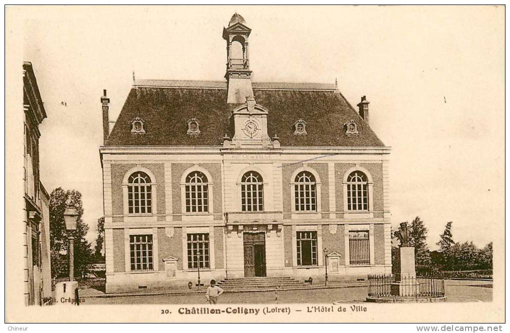 CHATILLON COLIGNY HOTEL DE VILLE - Chatillon Coligny