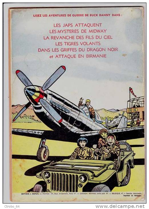 Buck Danny - 7a -Edition Originale Belge 1952 - Les Traficants De La Mer Rouge - Buck Danny
