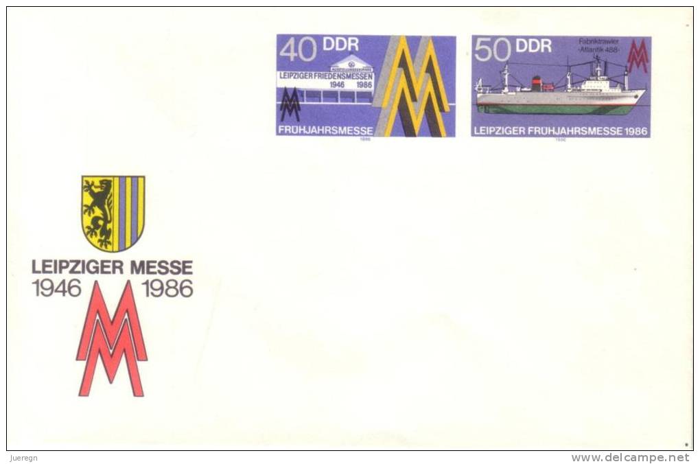 DDR Brief  U 4  Postfrisch - Buste - Nuovi