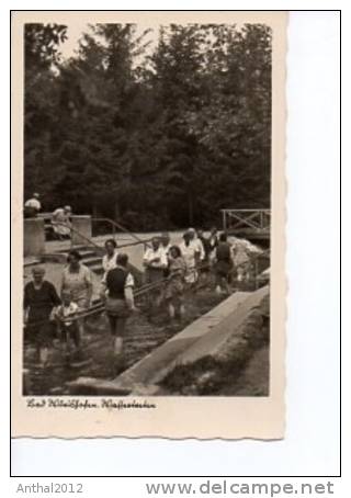 Bad Wörishofen Wassertreten Personen Gezackt Kleinformat 17.6.1937 Sw - Bad Wörishofen