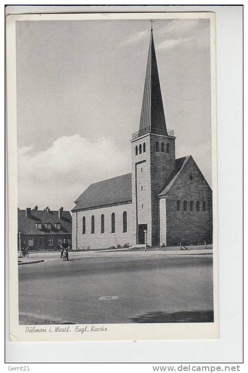 4408 DÜLMEN, Evangelische Kirche 1955 - Dülmen