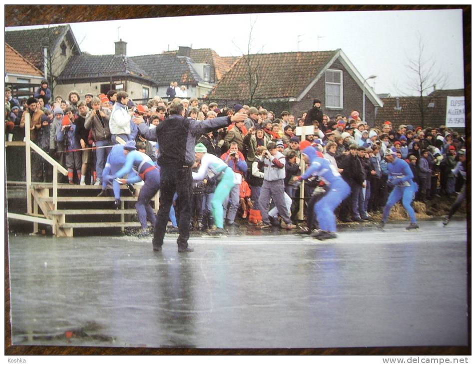 BOLSWARD - Niet Verzonden - 13de Elfstedentocht - 21 Februari 1985 - Klunen - Lot VO 5 - Bolsward