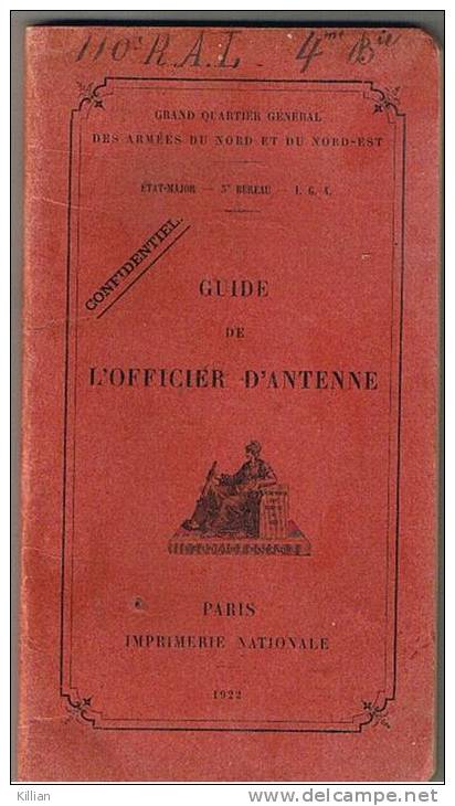 Guide Militaire De L'officier D' Antenne De 1922 - Dokumente