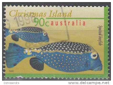 Christmas Island 1996 Michel 420 O Cote (2005) 1.40 € Coffre Pintade Cachet Rond - Christmas Island