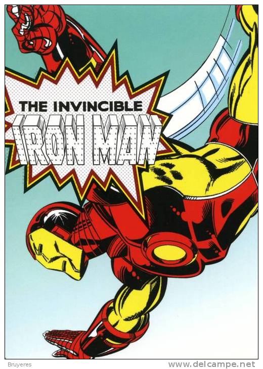 Entier Postal Des USA Sur Carte Postale Avec Timbre Et Illustration "The Invincible Iron Man" - 2001-10