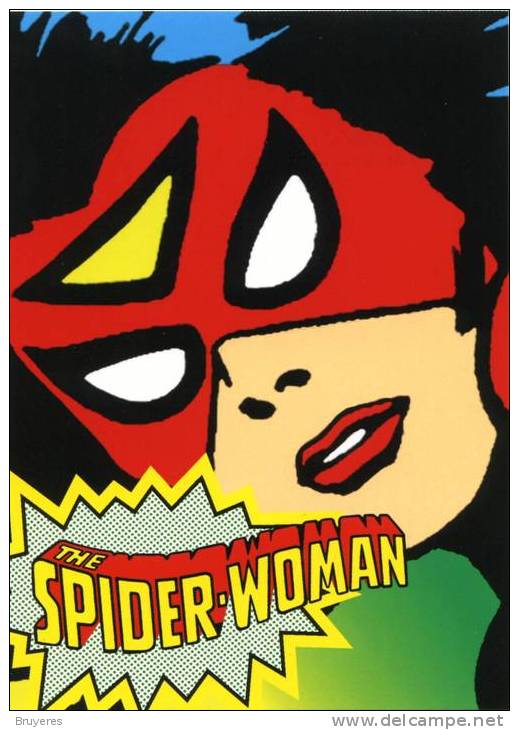 Entier Postal Des USA Sur Carte Postale Avec Timbre Et Illustration "The Spider-Woman" - 2001-10