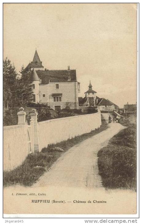 CPA RUFFIEUX (Savoie) - Château De Chessine - Ruffieux