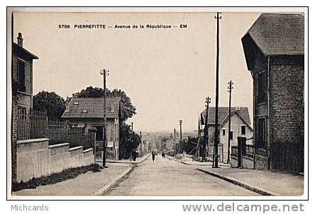 CPA 93 PIERREFITTE - Avenue De La Republique - Pierrefitte Sur Seine