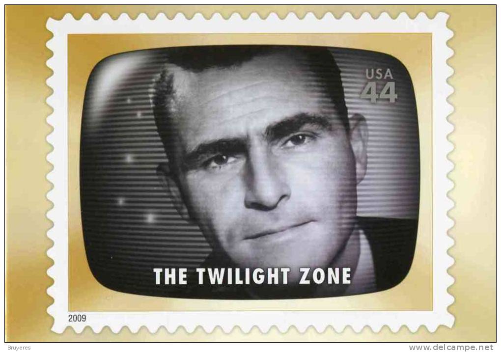 Entier Postal De 2009 Sur Carte Postale Avec  Timbre Et Illust. "The Twilight Zone" - 2001-10