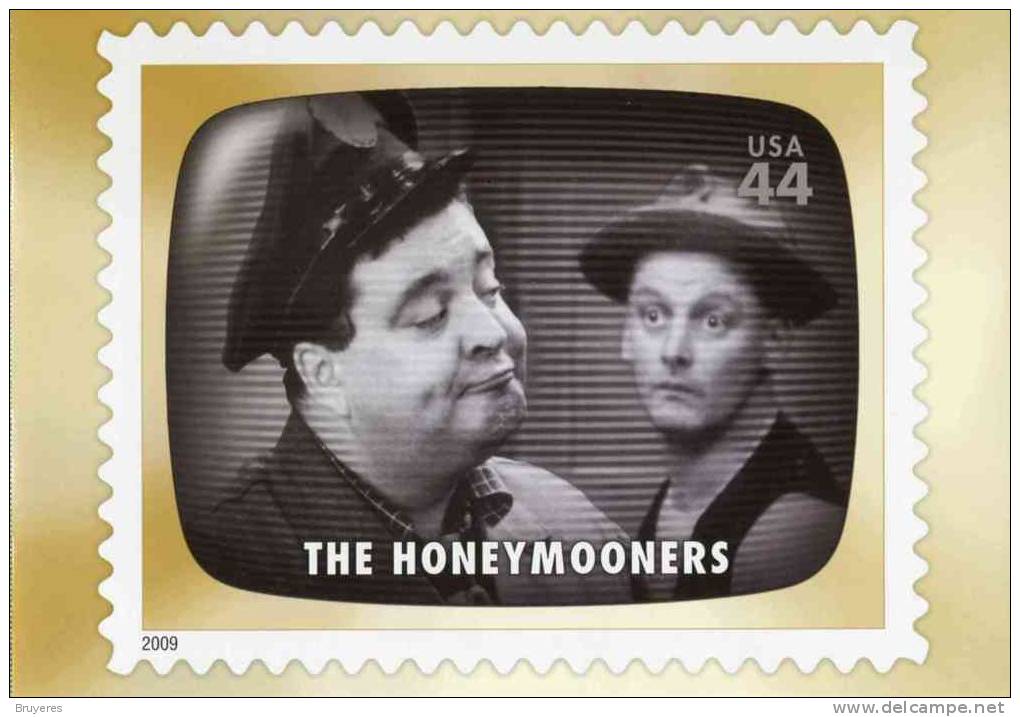 Entier Postal De 2009 Sur Carte Postale Avec  Timbre Et Illust. "The Honeymooners" - 2001-10