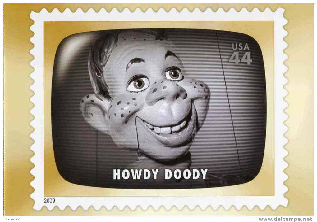 Entier Postal De 2009 Sur Carte Postale Avec  Timbre Et Illust. "Howdy Doody" - 2001-10