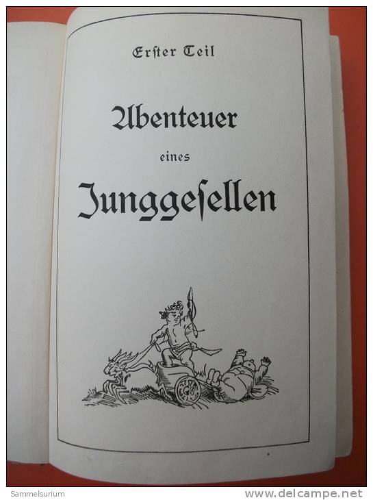 "Tobias Knopp" Von Wilhelm Busch (Abenteuer Eines Junggesellen) Um 1924 - Humour