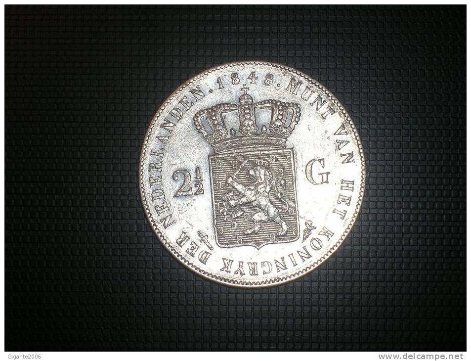 2-1/2 Gulden 1848 (4671) - 1840-1849 : Willem II