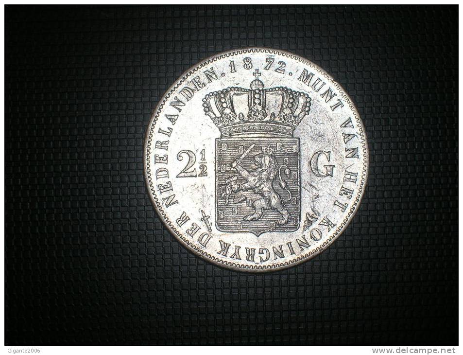 2-1/2 Gulden 1872 (4674) - 1849-1890 : Willem III