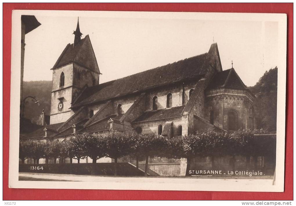 C0603 St-Ursanne, La Collégiale. Non Circ. Perrochet-M. 13164 - Saint-Ursanne