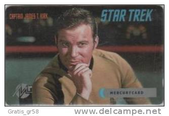 Mercury MER590, Star Trek, Captain James T. Kirk, 5063ex, Mint - [ 4] Mercury Communications & Paytelco