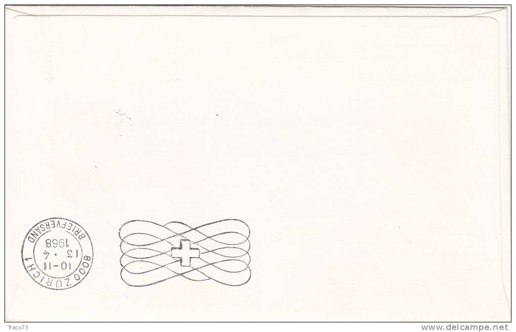 DAR ES SALAM (Tanzania) /  ZURICH  - Cover _ Lettera  -   DC 8 Flight  - SWISSAIR - Airmail