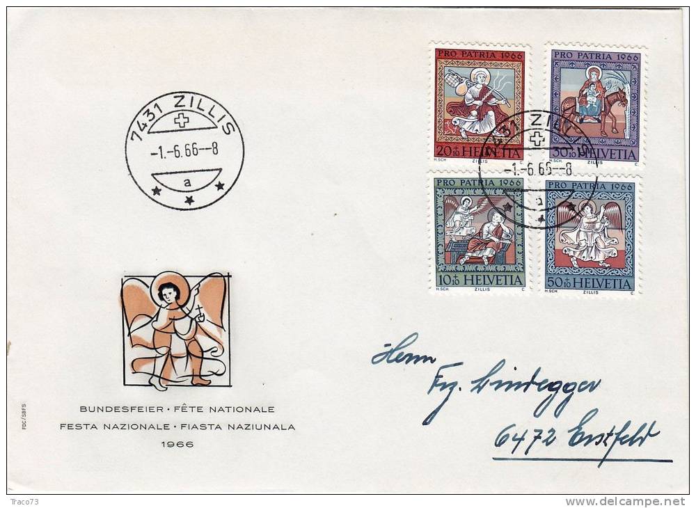 PRO PATRIA 1966  -  Cover _ Lettera - Storia Postale