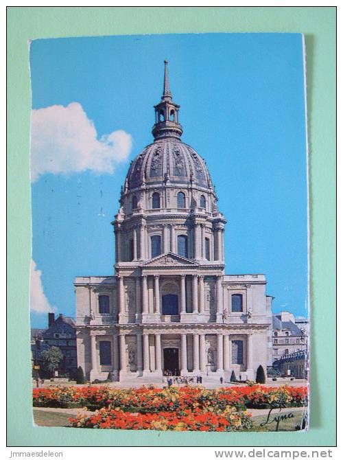 Great Britain 1997 Postcard "Paris - Invalides Church" To England UK - Christmas Moon Children - Covers & Documents