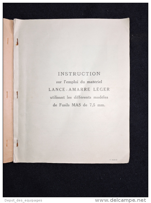 RARE TROMBLON V.B.  FUSILS :  MAS  36 +  MAS 44 + MAS 49 ------------