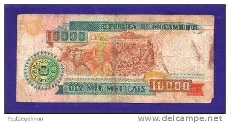 MOZAMBIQUE 1991, Banknote, USED VG.10.000 Meticais - Mozambique