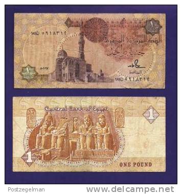 EGYPT, Banknote, USED VF. 1 Pound - Egypte