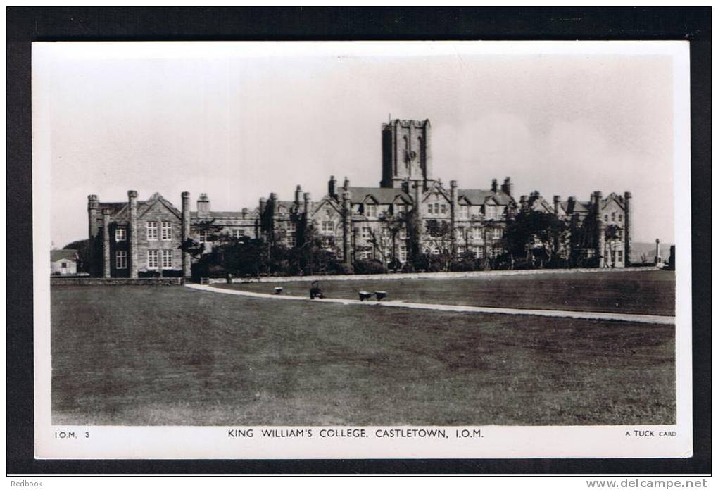 RB 910 - Raphael Tuck Real Photo Postcard - King William's College - Castletown Isle Of Man - Ile De Man