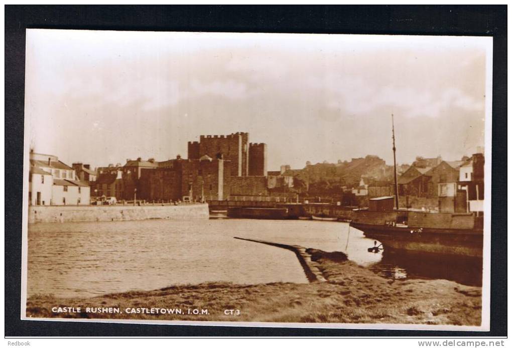 RB 910 - Real Photo Postcard - Castle Rushen - Castletown Isle Of Man - Ile De Man