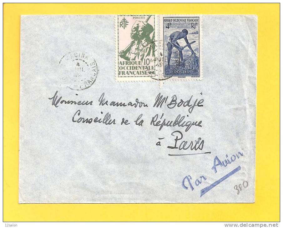 Lettre AOF Obl SOUDAN FRANCAIS - Lettres & Documents