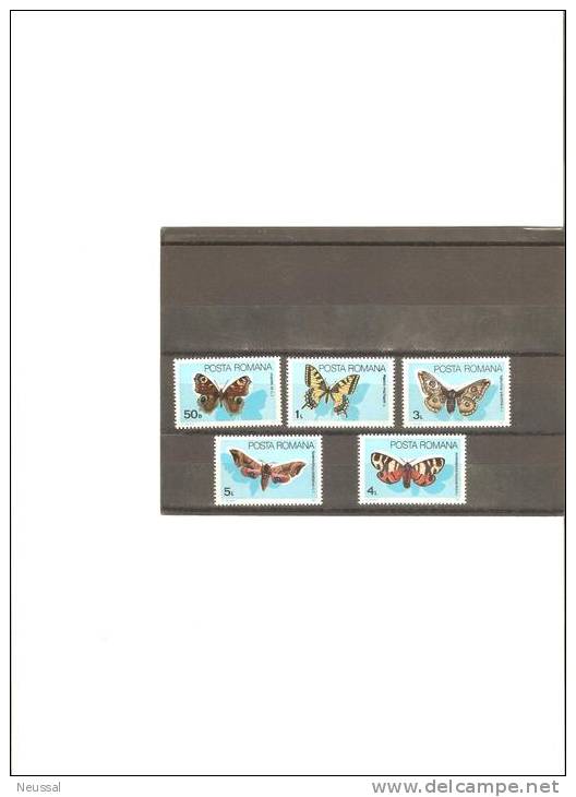 Serie De Rumania Nuevo  Mariposas - Unused Stamps