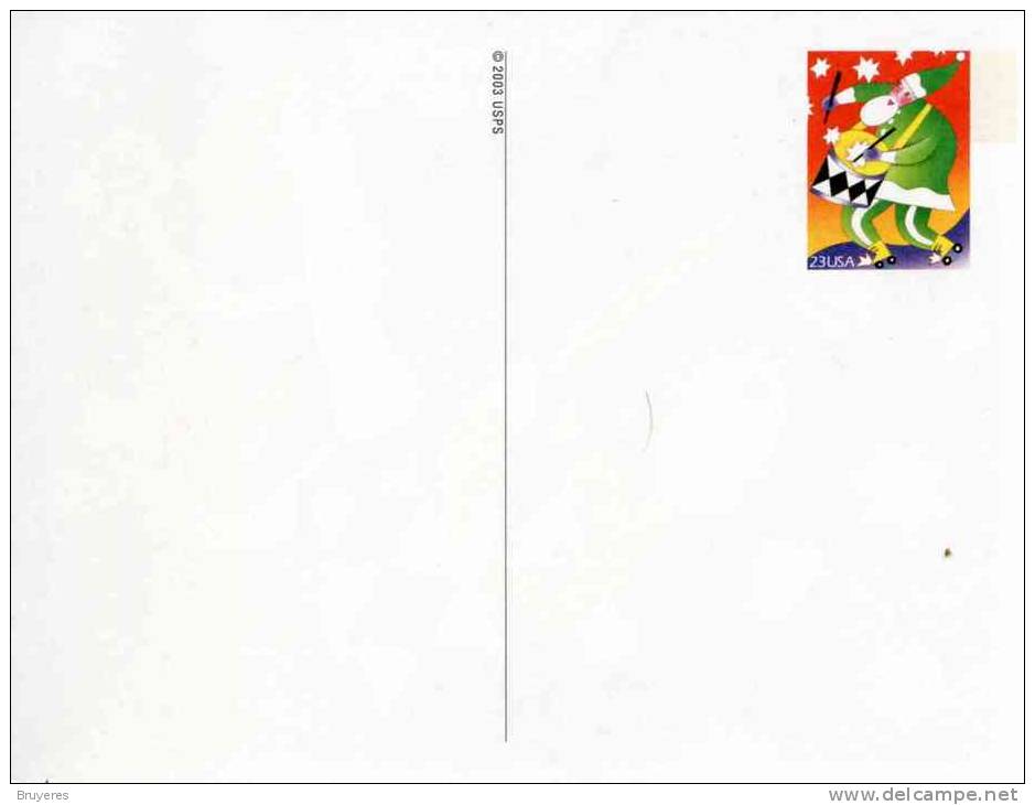 Entier Postal Des USA Sur Carte Postale Illustrée - 2001-10