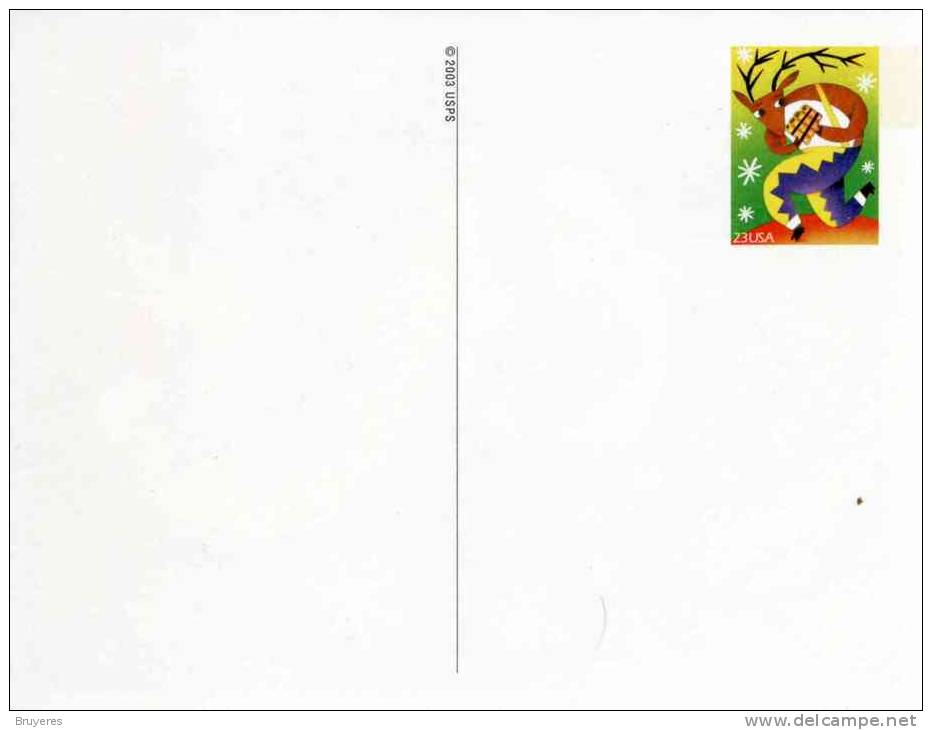 Entier Postal Des USA Sur Carte Postale Illustrée - 2001-10