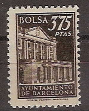 Barcelona Fiscales. Bolsa ** 3,75 Ptas. - Barcellona