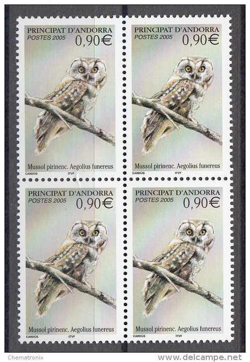 Andorra 2005 - Yvert: 604, 605, 607, 613, 614  - Bloques De 4 -  ** MNH - Ongebruikt