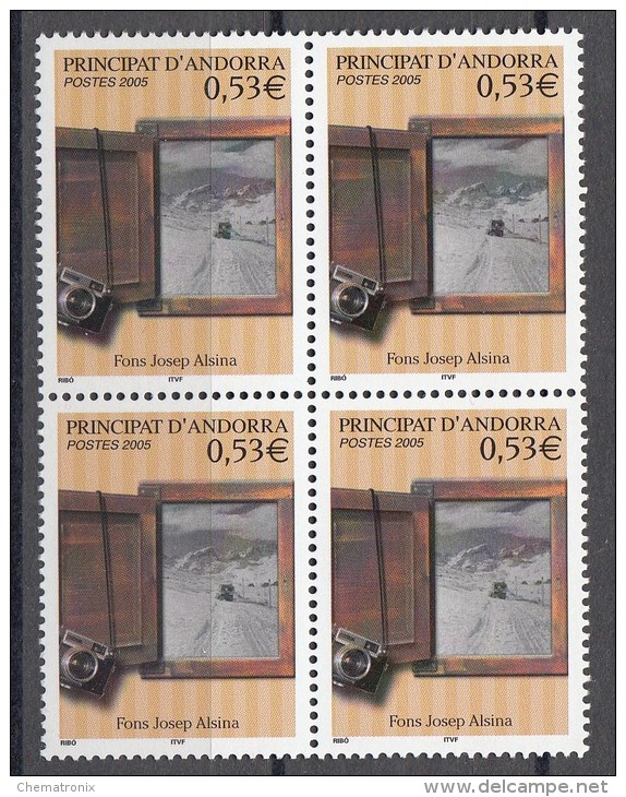 Andorra 2005 - Yvert: 615-619 (5v.)  - Bloques De 4 -  ** MNH - Ongebruikt