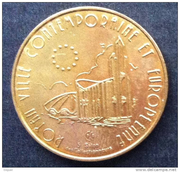 1,5 Euro Temporaire Precurseurde ROYAN  1996,  7000 Ex. Only, RRRR, Laiton, MS, Little Bit Used, Nr. 582 - Euros Des Villes