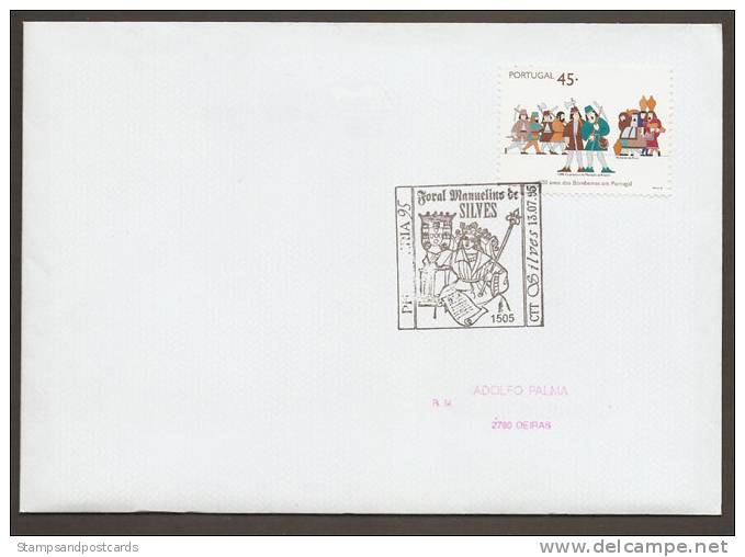 Portugal Cachet Commemoratif 1995 Foral Manueline De Silves Event Postmark - Flammes & Oblitérations