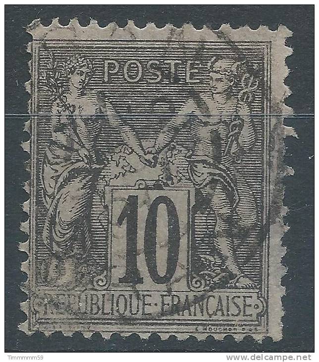 Lot N°20880     N°102, Oblit Cachet A Date ETRNGER ORAN (Oran ) - 1876-1898 Sage (Type II)