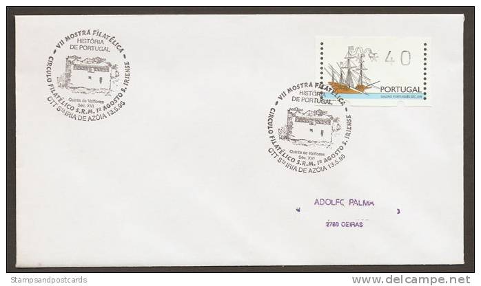 Portugal Cachet Commemoratif 1995 Santa Iria De Azóia Expo Philatelique ATM Philatelic Expo Event Postmark - Flammes & Oblitérations