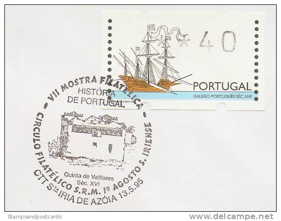 Portugal Cachet Commemoratif 1995 Santa Iria De Azóia Expo Philatelique ATM Philatelic Expo Event Postmark - Maschinenstempel (Werbestempel)