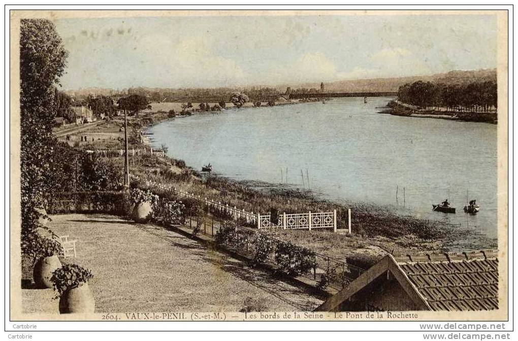77- Vaux-le Pénil- Les Bords De La Seine-Le Pont De La Rochette- - Sonstige & Ohne Zuordnung
