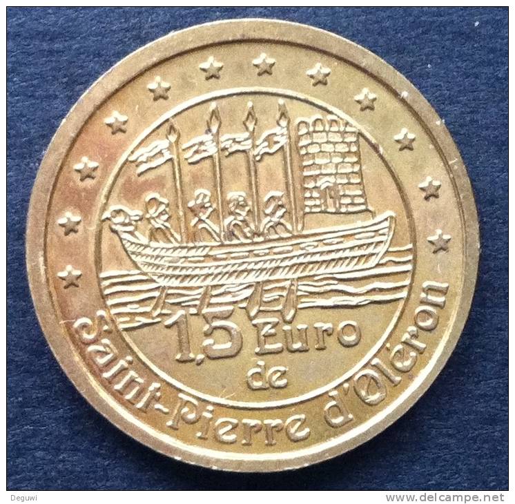 1,5 Euro Temporaire Precurseur SAINT-PIERRE D´OLERON, 1997,  4000 Ex. Only, RRRR, Bronce, Nr. 649 - Euros De Las Ciudades