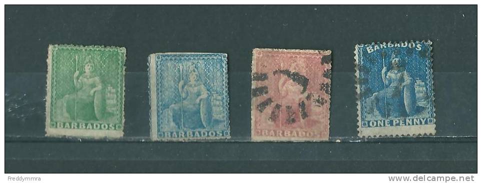 Barbade: 1 Lot  ( 8/ 10 + 20 )  Oblit - Barbades (1966-...)