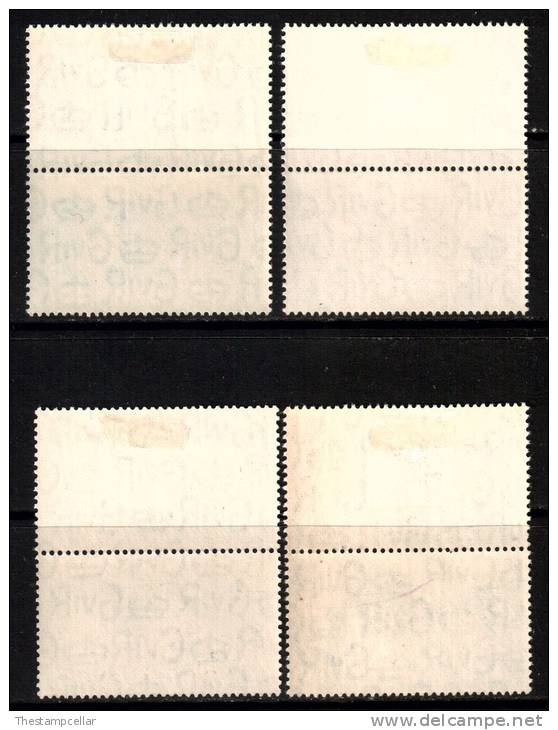 GB Scott 271/274 - SG495/498, 1948 Olympic Games Set In Pairs MH* - Unused Stamps