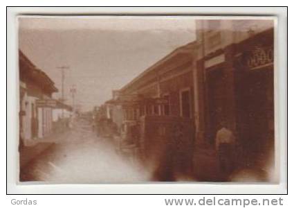 Nicaragua - Managua - 1935 - Calle Del Pation - Photo 45x40mm - Nicaragua