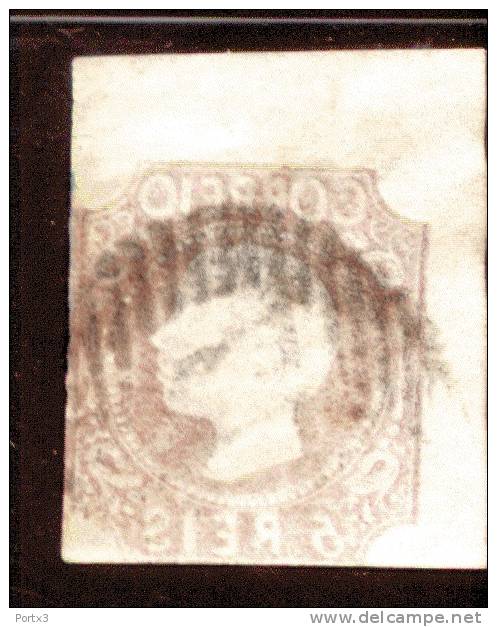 Portugal 09 A König Pedro V Gestempelt /used (5) - Used Stamps