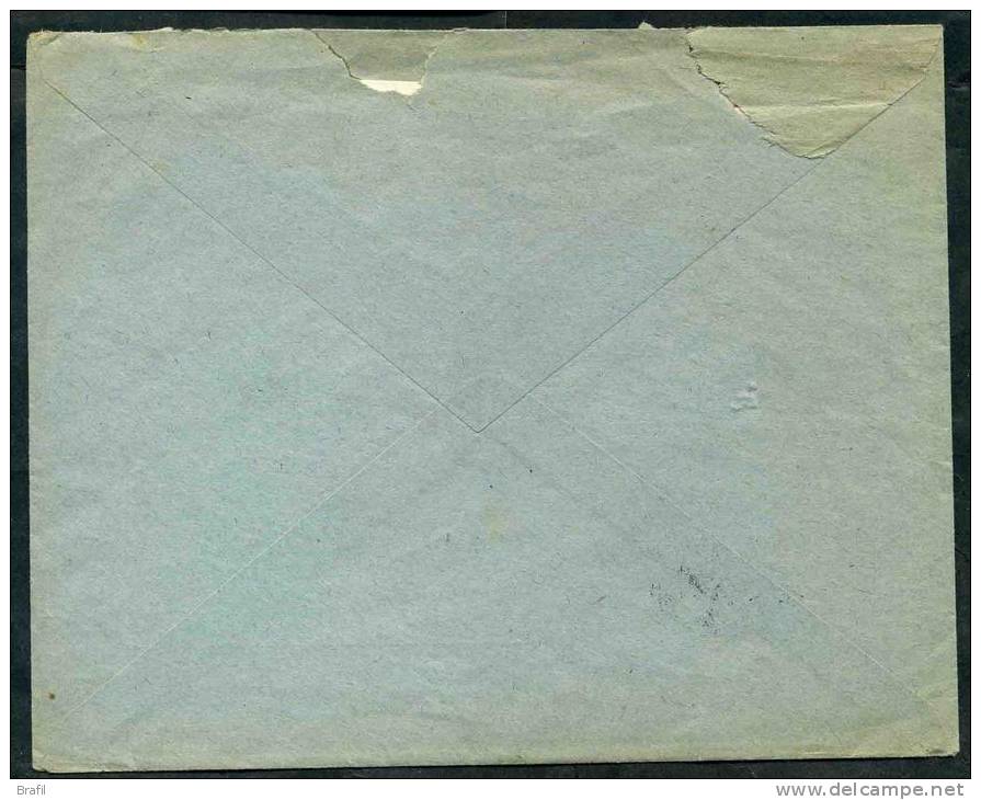 1921 Fiume, Lettera Con Singoli 25 E 15 Cent. Governo Provvisorio Per Trieste, - Fiume