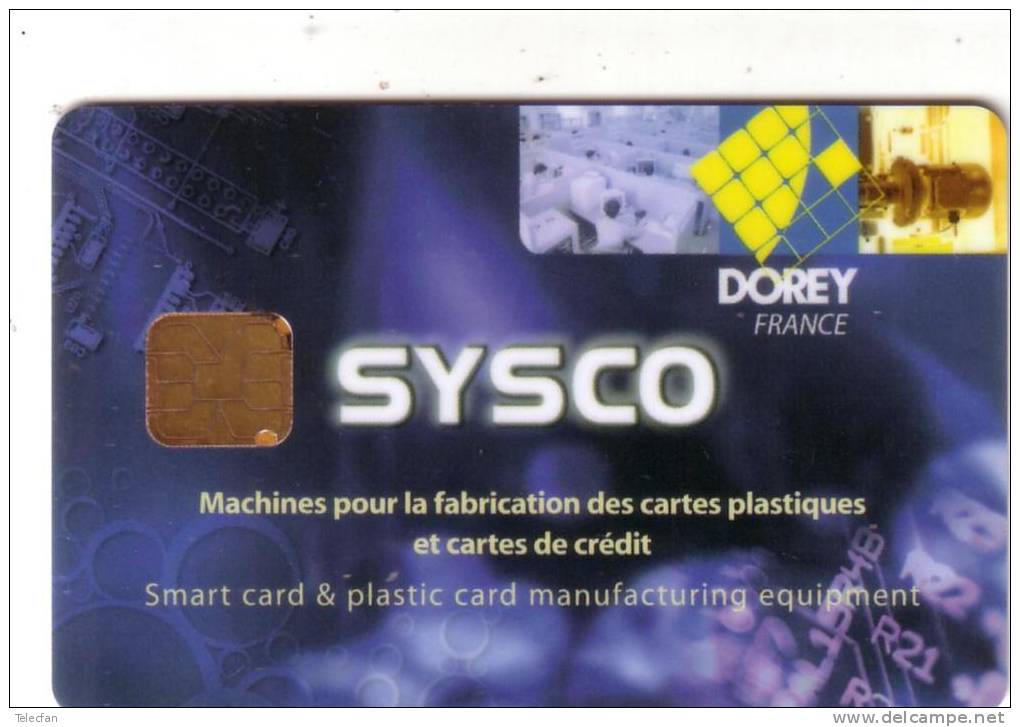 FRANCE CARTE A PUCE CHIP CARD 2 TROUS DANS LA PUCE TRES RARE   DEMO SYSCO DOREY RARE - Ausstellungskarten