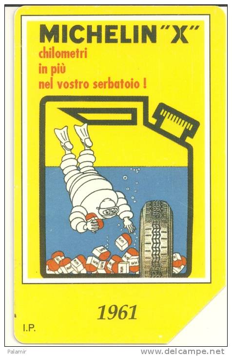 Telecom 1998 - Michelin - 5.000 Lire - Public Advertising