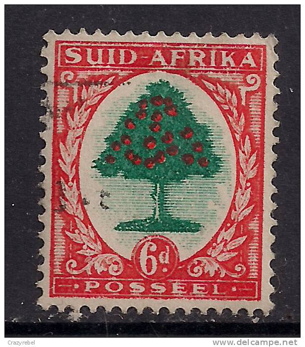 South  Africa 1937 - 46 KGV1 6d Green & Orange Used.( E990 ) - Oblitérés